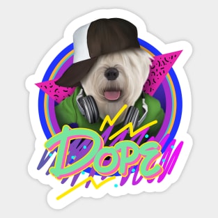 Wheaten Terrier Urban Style Sticker